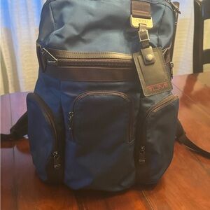 TUMI Navy and Black Men's Backpack